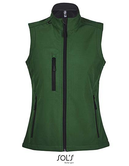 SOL´S Women´s Sleeveless Softshell Rallye Bottle Green