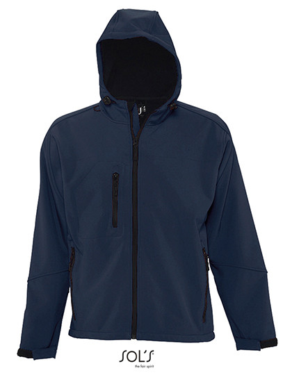 SOL´S Men´s Hooded Softshell Jacket Replay French Navy