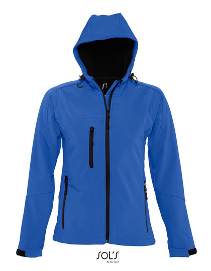 SOL´S Women´s Hooded Softshell Jacket Replay Royal Blue 241