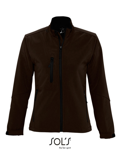 SOL´S Women´s Softshell Jacket Roxy Dark Chocolate