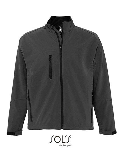 SOL´S Men´s Softshell Jacket Relax Charcoal Grey (Solid)