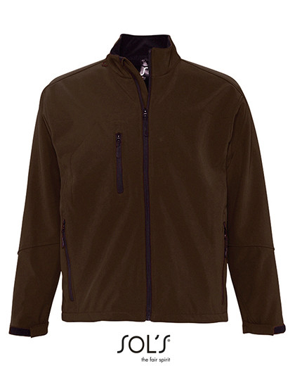 SOL´S Men´s Softshell Jacket Relax Dark Chocolate