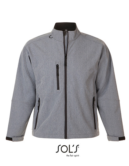 SOL´S Men´s Softshell Jacket Relax Grey Melange