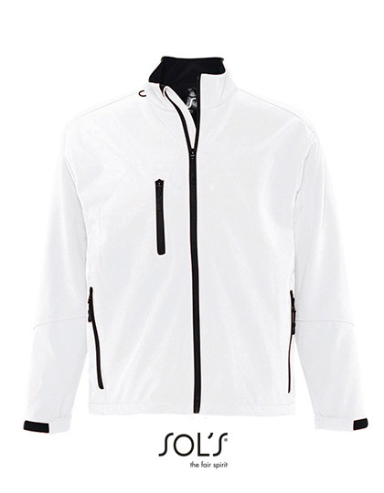SOL´S Men´s Softshell Jacket Relax White