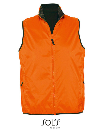 SOL´S Unisex Reversible Bodywarmer Winner Orange