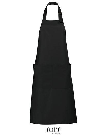SOL´S Long Apron Gala Deep Black