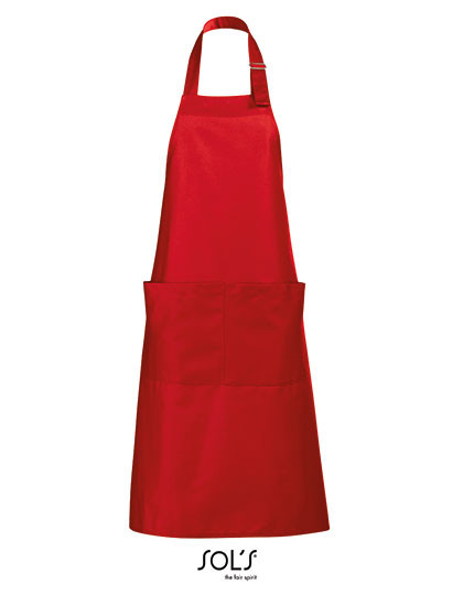 SOL´S Long Apron Gala Red