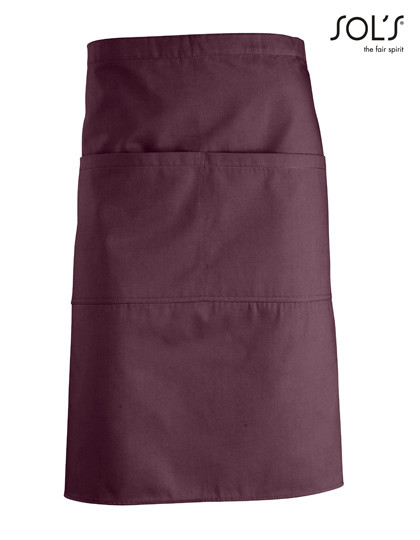 SOL´S Medium Apron Greenwich Burgundy