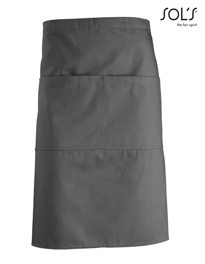 SOL´S Medium Apron Greenwich Dark Grey (Solid)