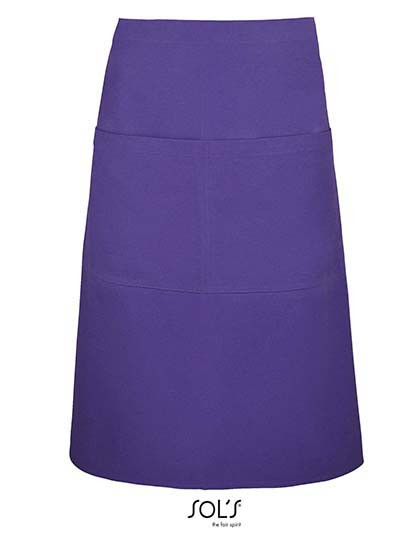 SOL´S Medium Apron Greenwich Dark Purple