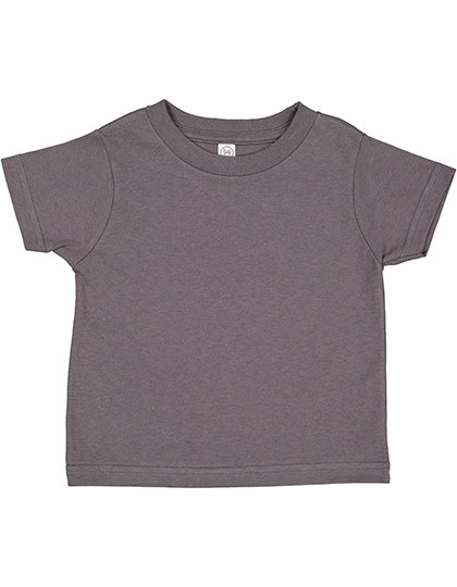 Rabbit Skins Toddler Fine Jersey T-Shirt Charcoal