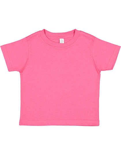 Rabbit Skins Toddler Fine Jersey T-Shirt Hot Pink