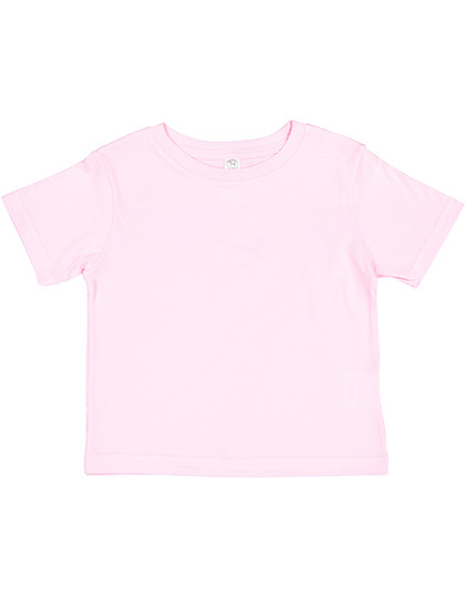 Rabbit Skins Toddler Fine Jersey T-Shirt Pink
