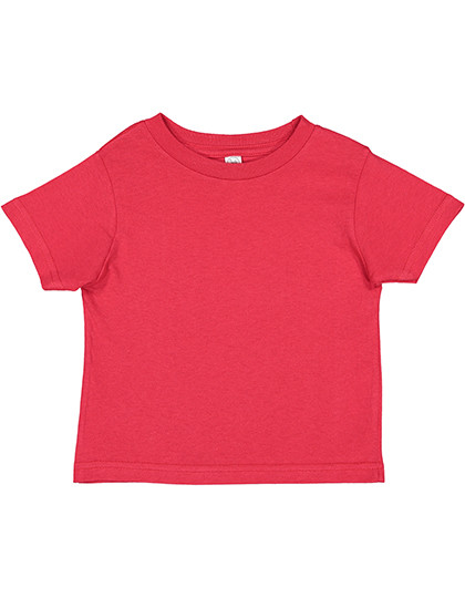 Rabbit Skins Toddler Fine Jersey T-Shirt Red