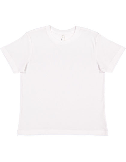 Rabbit Skins Youth Fine Jersey T-Shirt White