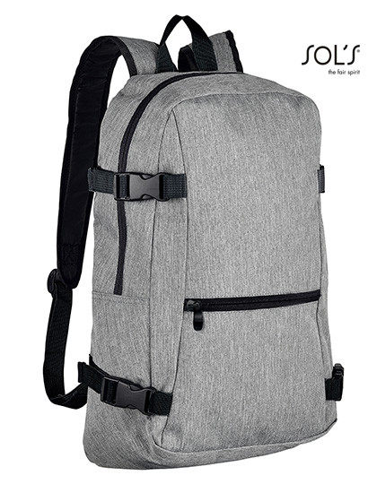 SOL´S Backpack Wall Street Grey Melange