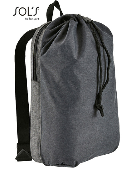 SOL´S Dual Material Backpack Uptown Charcoal Melange
