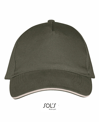 SOL´S Five Panels Cap Long Beach Army