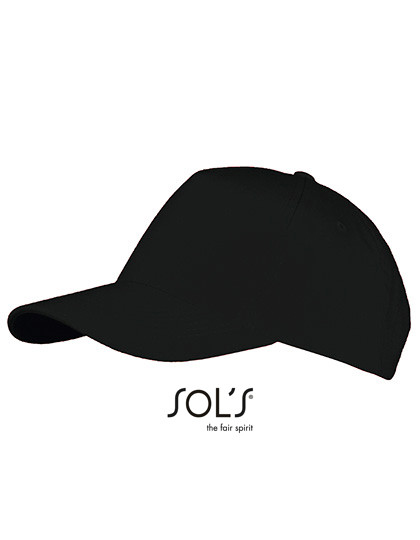 SOL´S Five Panels Cap Long Beach Black