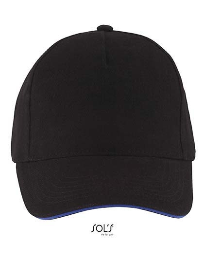 SOL´S Five Panels Cap Long Beach Black