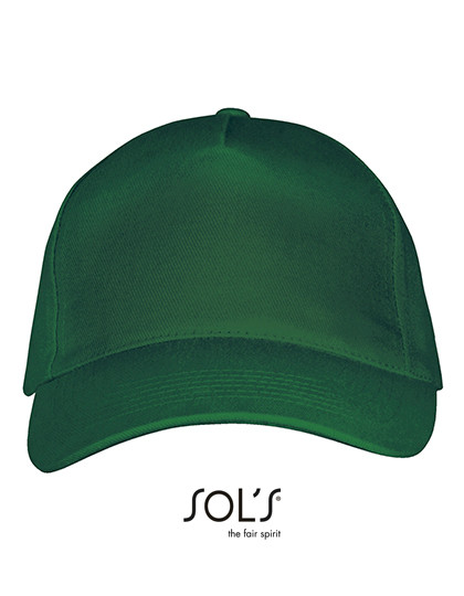 SOL´S Five Panels Cap Long Beach Bottle Green