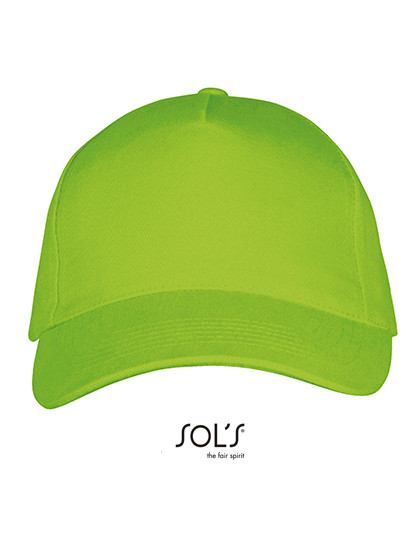 SOL´S Five Panels Cap Long Beach Lime