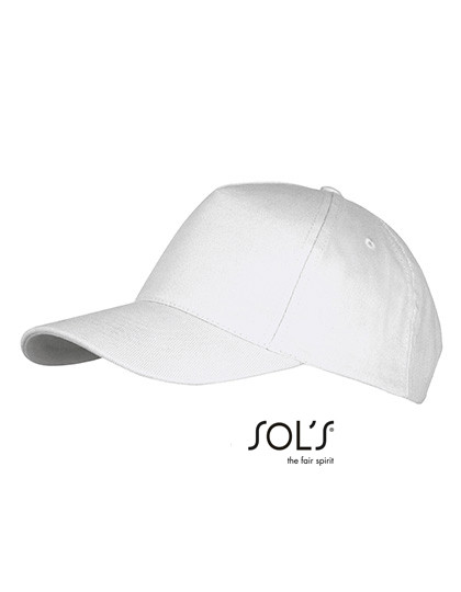 SOL´S Five Panels Cap Long Beach White