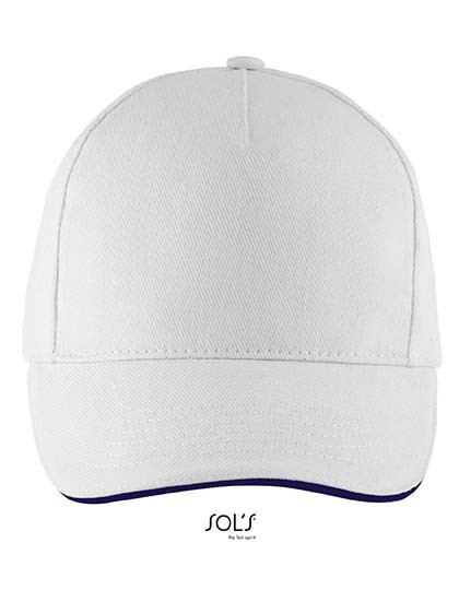 SOL´S Five Panels Cap Long Beach White