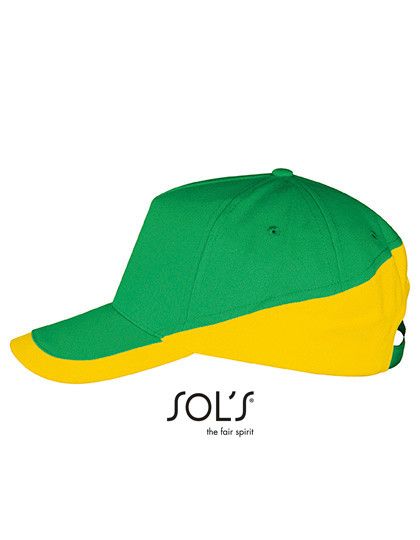 SOL´S 5 Panels Contrasted Cap Booster Kelly Green