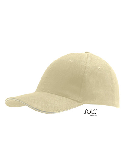 SOL´S Six Panel Cap Buffalo Beige