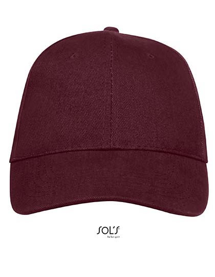 SOL´S Six Panel Cap Buffalo Burgundy