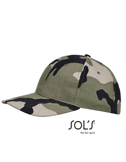 SOL´S Six Panel Cap Buffalo Camo
