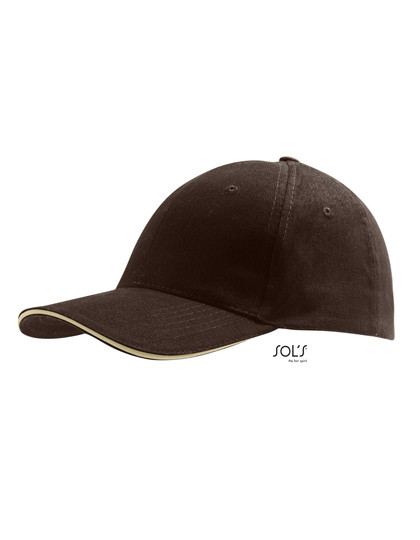 SOL´S Six Panel Cap Buffalo Chocolate