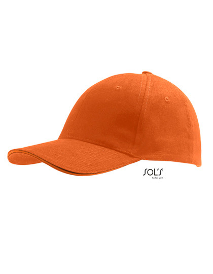 SOL´S Six Panel Cap Buffalo Orange
