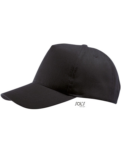 SOL´S Five Panel Cap Buzz Black