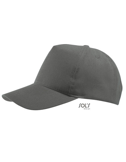SOL´S Five Panel Cap Buzz Dark Grey (Solid)