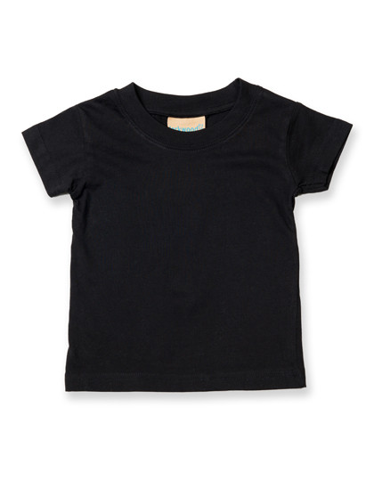 Larkwood Baby-Kids Crew Neck T-Shirt Black