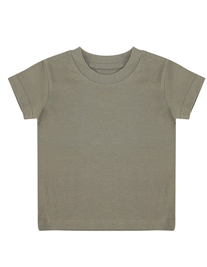 Larkwood Baby-Kids Crew Neck T-Shirt Khaki