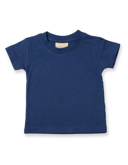 Larkwood Baby-Kids Crew Neck T-Shirt Navy