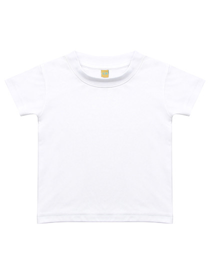 Larkwood Baby-Kids Crew Neck T-Shirt Sublimations White
