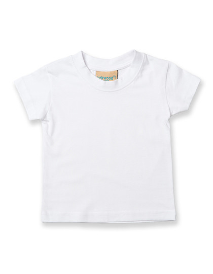 Larkwood Baby-Kids Crew Neck T-Shirt White