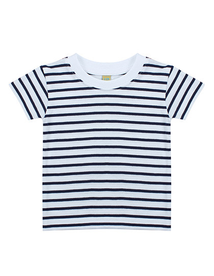 Larkwood Short Sleeved Stripe T Shirt White