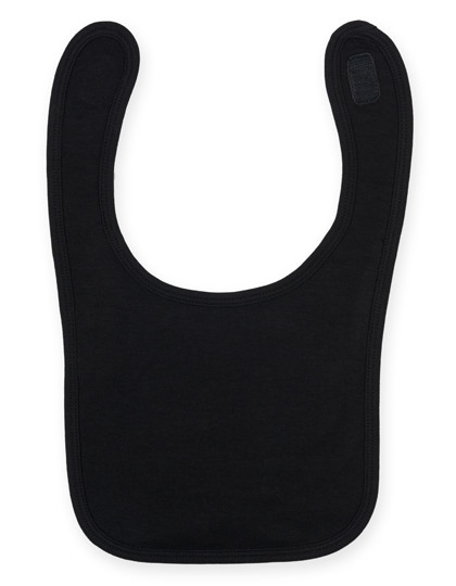 Larkwood Plain And Contrast Bib Black