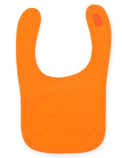 Larkwood Plain And Contrast Bib Orange