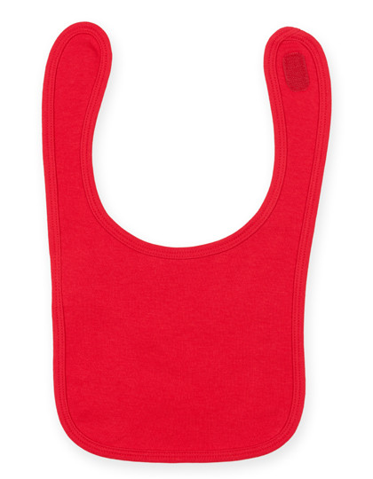 Larkwood Plain And Contrast Bib Red
