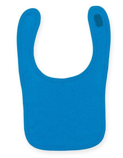 Larkwood Plain And Contrast Bib Sapphire Blue