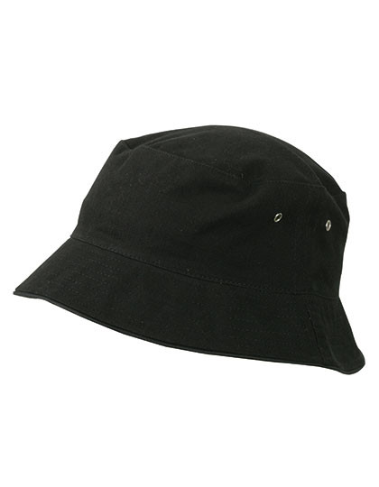 Myrtle beach Fisherman Piping Hat Black