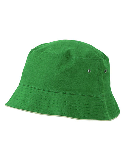 Myrtle beach Fisherman Piping Hat Dark Green