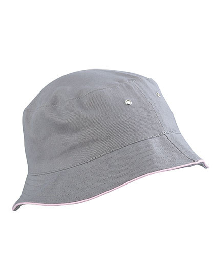 Myrtle beach Fisherman Piping Hat Grey
