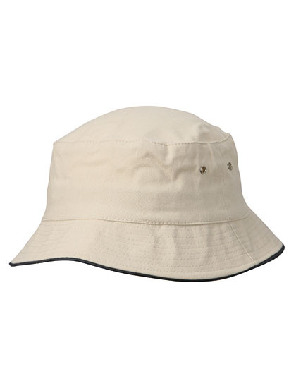 Myrtle beach Fisherman Piping Hat Natural